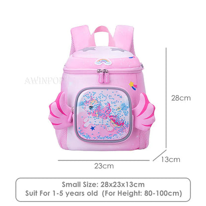 Girls' School Backpacks Pink Unicorn Schoolbag For Kindergarten Children Kids School Bags Students Pack Mochilas Kawaii Bolsa