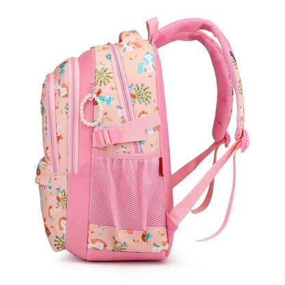 Girls School Bags Children Primary Backpack animal Print Princess Schoolbag Cute Cartoon Kids Bookbags Mochila Escolar