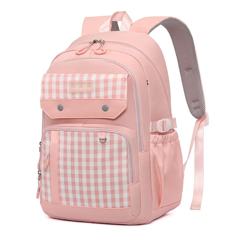 Girls School Bags for Teenagers Student Primary School Backpack Kids Large Capacity Casual College Style Schoolbags