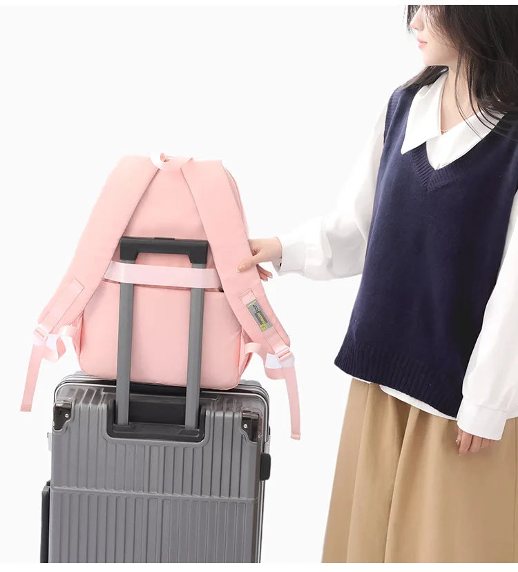 Girls School Bags for Teenagers Student Primary School Backpack Kids Large Capacity Casual College Style Schoolbags