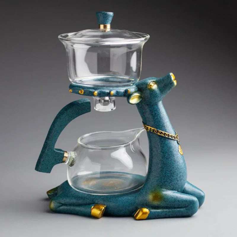 Glass Tea Pot Magnetic Water Diversion For Kitchen Loose Infusers Kettles Cooking Tea Maker Infuser Tetera Magnetic Teapot Set