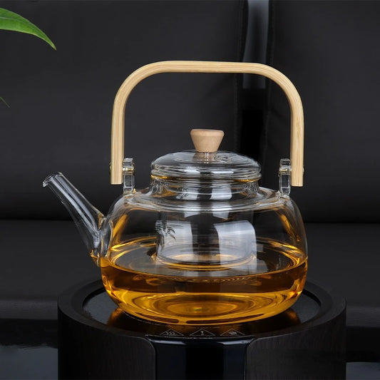 Glass Teapot Household High Temperature Resistant Kettle Induction Cooker Kettle