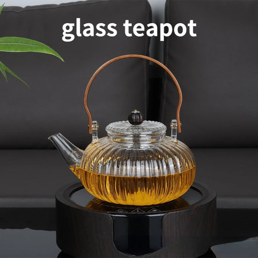 Glass Teapot Household High Temperature Resistant Kettle Induction Cooker Kettle