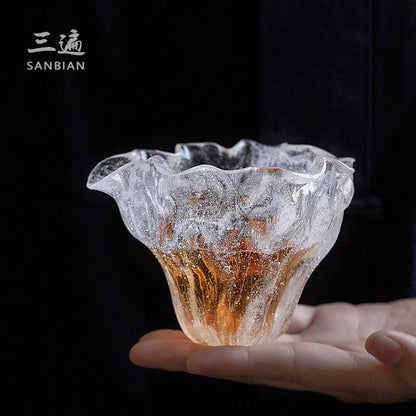 Glaze Pitcher Japan Tea Ceremony Kung Fu Tea Set Hand-Made Frozen Burning Fair Mug Tea Pitcher Single Tea Serving Cup