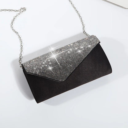 Glitter Purses and Handbags Envelope Evening Clutch Crossbody Bags Wedding Party Shoulder Bag for Women Gilrs