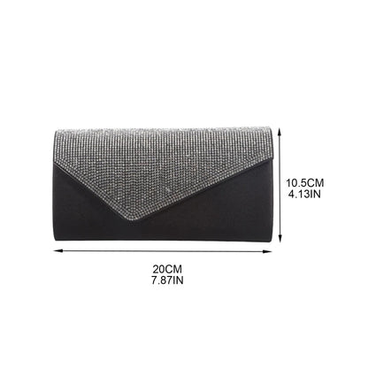 Glitter Purses and Handbags Envelope Evening Clutch Crossbody Bags Wedding Party Shoulder Bag for Women Gilrs