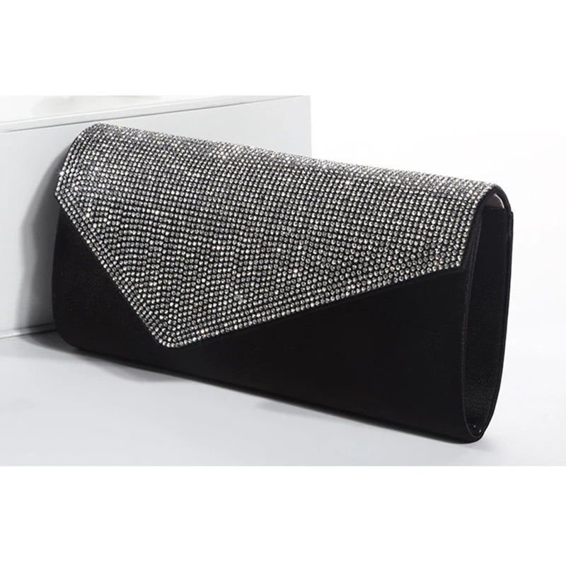 Glitter Purses and Handbags Envelope Evening Clutch Crossbody Bags Wedding Party Shoulder Bag for Women Gilrs
