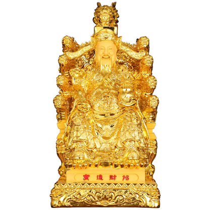 God of Wealth Buddha Statue  God of Wealth Fortune-telling Fengshui Decorations Household Offerings Opening Gifts