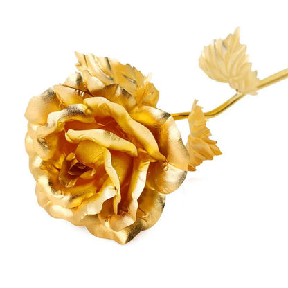 Gold roses 24-karat gold foil bouquet for Valentine's Day, birthday gift, Holiday party supplies
