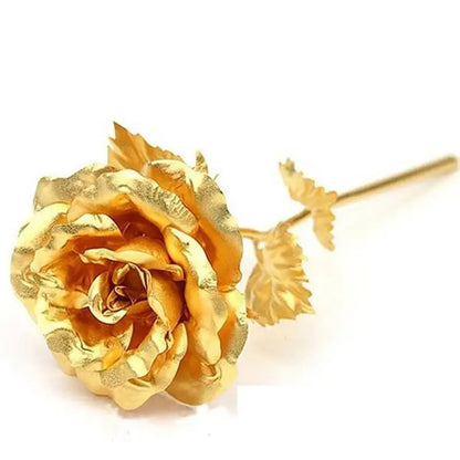 Gold roses 24-karat gold foil bouquet for Valentine's Day, birthday gift, Holiday party supplies