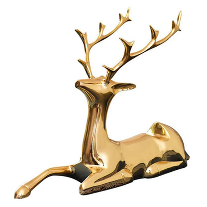 Golden Animal Copper Wine Rack, Luxury Crafts Ornaments, Home Decoration Accessories, Cafe, Living Room