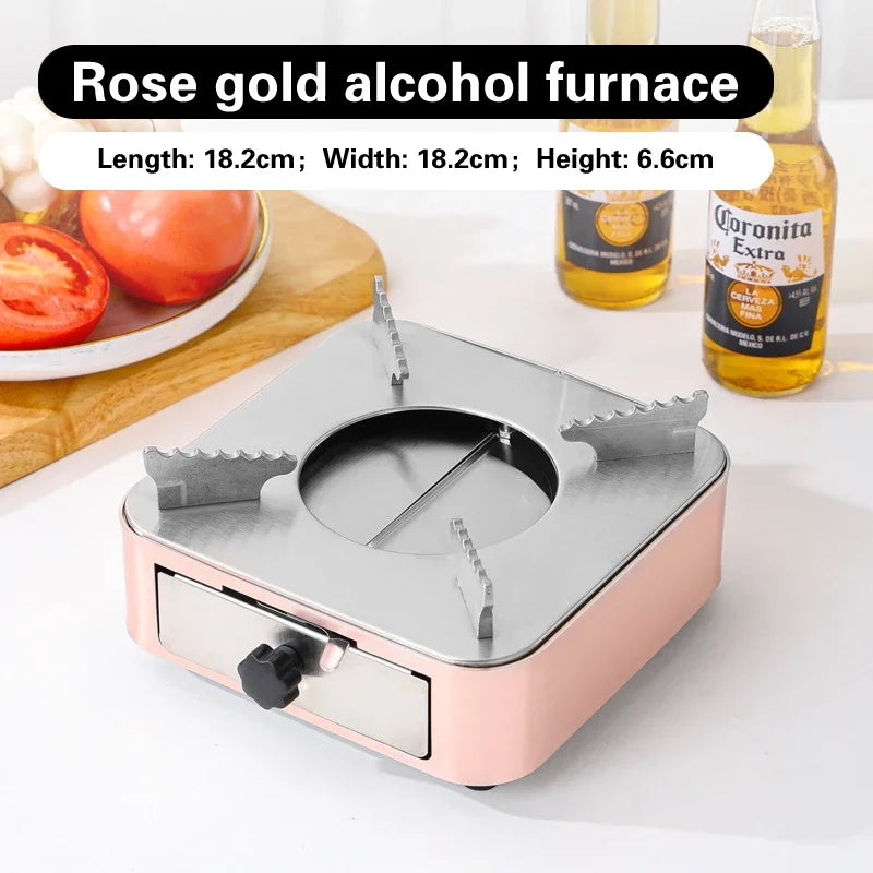 Golden Korean Army Hotpot Thickened commercial double ear Frying pan Dry pot basin Stainless steel Spanish seafood rice pot