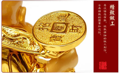 Golden belly laughing Buddha feng shui smiling Buddha statues Maitreya arts and crafts home decoration statue Buddha shiva