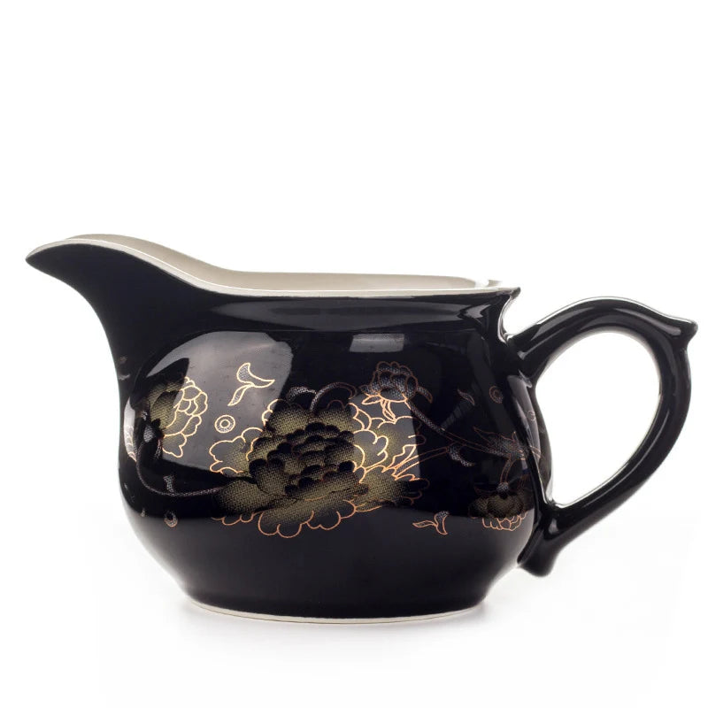 Golden dragon Gongdao Pot Kung Fu Tea Cup Set Mug Tea Set Teapot Chinese kettle Drankware Justice Cup Teapot Teaware