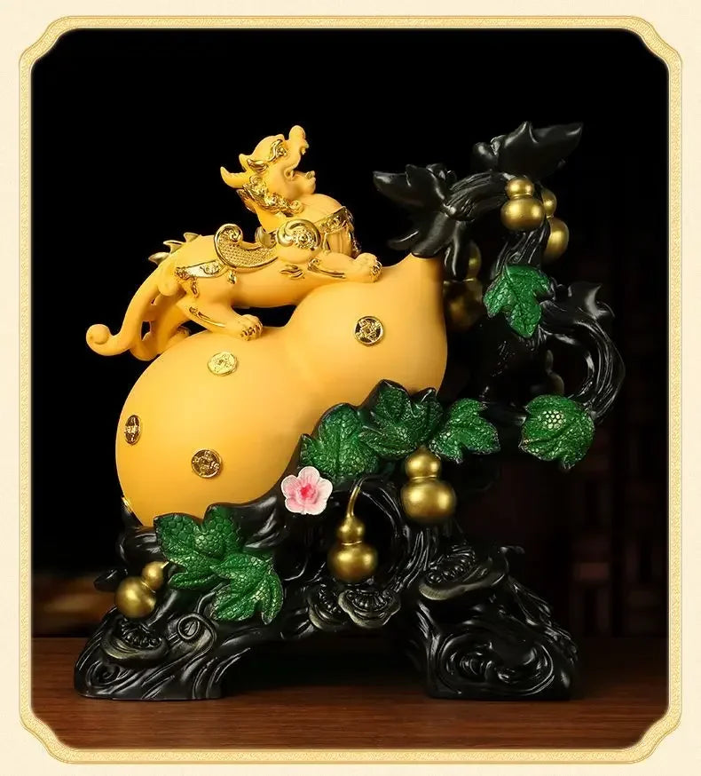 Gourd Brave Ornaments Attract Wealth Large Fortune House Living Room Wine Cooler TV Cabinet Home Decor