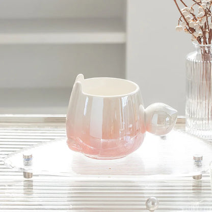 Gradual Fox Ceramic Mug Exquisite Pearl Glaze Coffee Cup for Coffee Cups Free Shipping Christmas Mugs Drinkware Unusual Tea Cup
