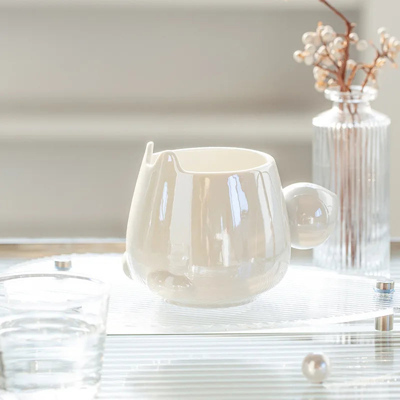 Gradual Fox Ceramic Mug Exquisite Pearl Glaze Coffee Cup for Coffee Cups Free Shipping Christmas Mugs Drinkware Unusual Tea Cup