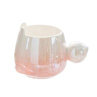Gradual Fox Ceramic Mug Exquisite Pearl Glaze Coffee Cup for Coffee Cups Free Shipping Christmas Mugs Drinkware Unusual Tea Cup