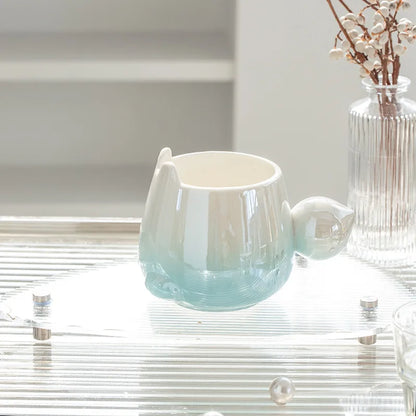 Gradual Fox Ceramic Mug Exquisite Pearl Glaze Coffee Cup for Coffee Cups Free Shipping Christmas Mugs Drinkware Unusual Tea Cup