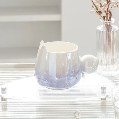 Gradual Fox Ceramic Mug Exquisite Pearl Glaze Coffee Cup for Coffee Cups Free Shipping Christmas Mugs Drinkware Unusual Tea Cup