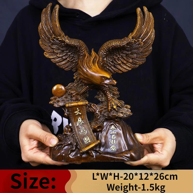 Grand Exhibition Grand Plan Dapeng Eagle Decoration New Chinese Office Home Decoration Company Opening Gift