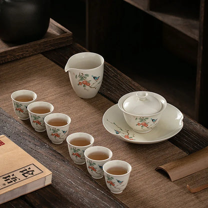 Grass and Wood Gray Gracked Glaze Small Teacup Single Ceramic Japanese Style Kung Fu Tea Master Cup Retro Tea Cup