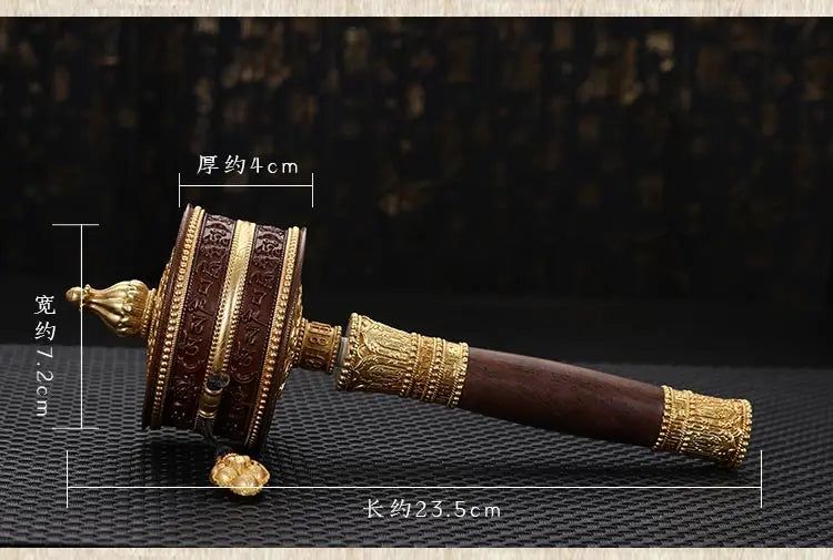 Greco-Buddhist Tibet Nepal India Temple Buddhism recite chant scriptures prayer Rotating wheel Buddhist scriptures ZUAN JING LUN