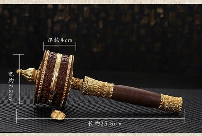Greco-Buddhist Tibet Nepal India Temple Buddhism recite chant scriptures prayer Rotating wheel Buddhist scriptures ZUAN JING LUN