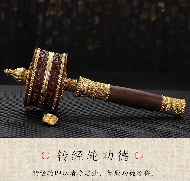 Greco-Buddhist Tibet Nepal India Temple Buddhism recite chant scriptures prayer Rotating wheel Buddhist scriptures ZUAN JING LUN