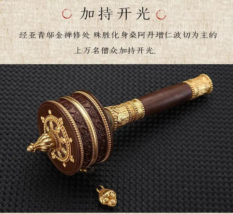 Greco-Buddhist Tibet Nepal India Temple Buddhism recite chant scriptures prayer Rotating wheel Buddhist scriptures ZUAN JING LUN