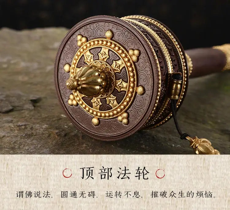 Greco-Buddhist Tibet Nepal India Temple Buddhism recite chant scriptures prayer Rotating wheel Buddhist scriptures ZUAN JING LUN