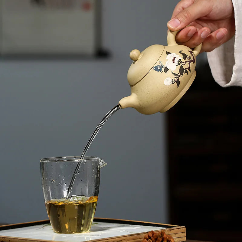Green Clay Jade Milk Pot, Zisha Teapot, Yixing Handmade Pot,  Purple Clay Drinkware for Puer, Green, Black, Chinese