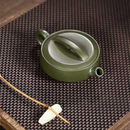 Green Clay Large Mouth Purple Clay Pot Tea Set High-end Brocade Box Packaging