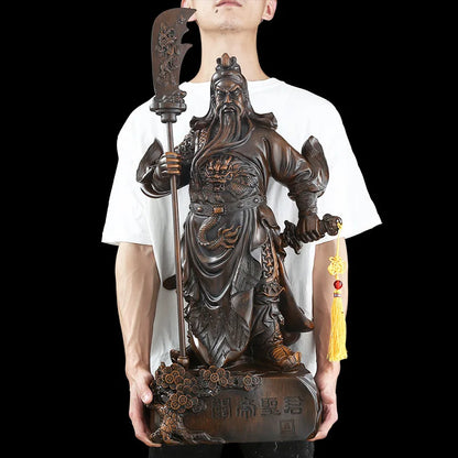 Guan Yu's statue of Guan Gong, Guan Er's statue, Guan Yu's ornaments, Guan Yu's shop dedicated to the Buddha statue of Guan Yu.