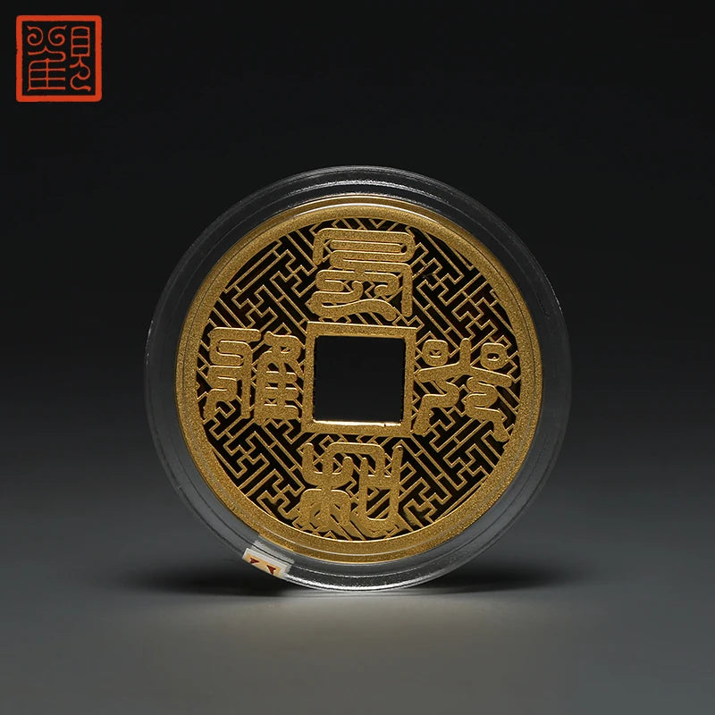 Guanfu Museum 20 Th Anniversary of Launch Commemorative Medal Set Ag99.9 Sterling Silver Gold-Plated Collection Commemorative Gi