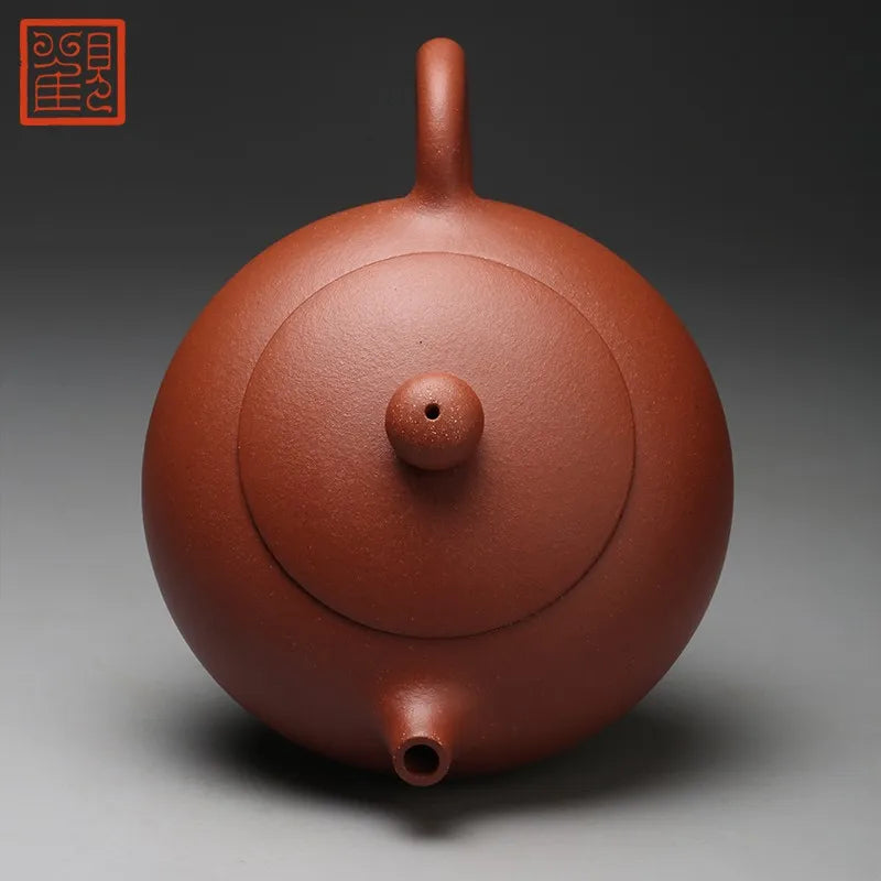 Guanfu Museum Big Xi Shi Purple Sand Teapot Descending Slope Mud Classic Real Purple Sand Teapot Iron Guanyin Pu'er Oolong Tea 2