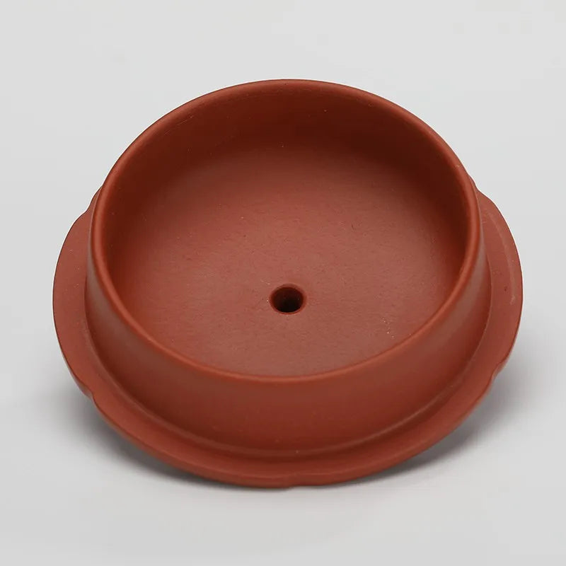 Guanfu Museum Cinnabar Sand Teapot with Melon Ridge Cinnabar Sand Rosy Delicate Purple Sand Tieguanyin High Mountain Tea Oolong