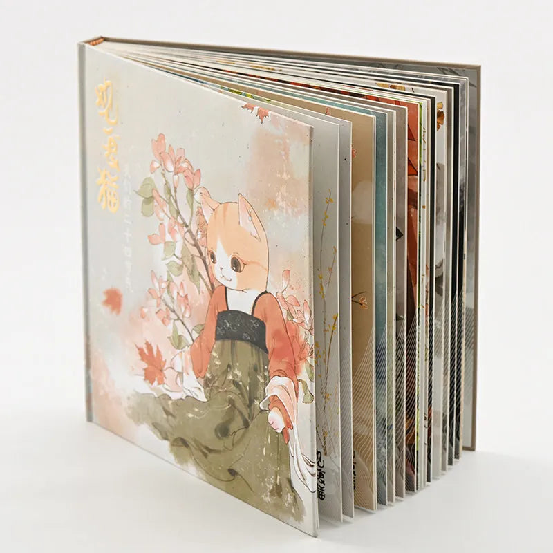 Guanfu Museum Cultural and Creative Gifts Our 24 Solar Terms Stamp Album Solar Terms Folk Customs and Cultural Relics Special St