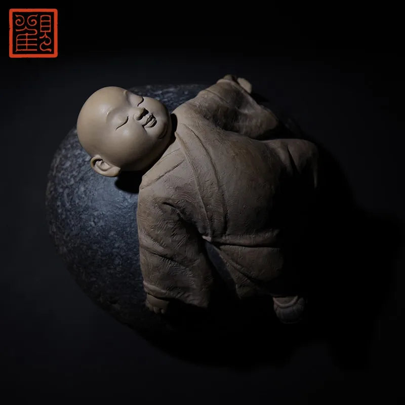 Guanfu Museum Decoration Taiwan Ironstone Free Creative Crafts Study Antique Shelf Decoration Tea Ornaments Holiday Gift to Give