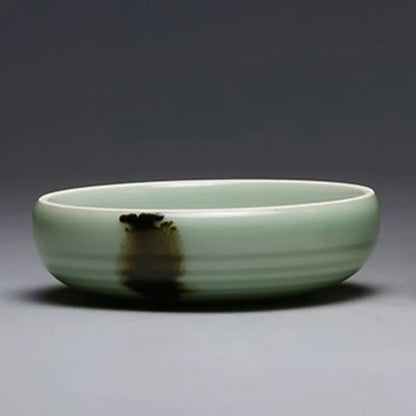 Guanfu Museum Dudu Collector's Edition Ma Weidu Same Style Official Longquan Celadon Feiqing Tea Cup Sterling Silver Filter Scre