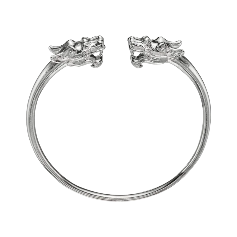 Guanfu Museum Faucet Silver Bracelet 925 Silver Men and Women Couple Love Gift Gold Plated Gift for Mother