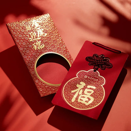 Guanfu Museum Recommended Gold Red Envelope for the Year of the Tiger 999 Pure Gold New Year Zodiac Red Envelope 2022 New Year G