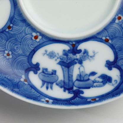 Guanfu Museum Recommended Guanfu Blue and White Hand Drawn Series-Bogu Tureen Hand-Drawn Blank Hand Painted Blue and White Antiq