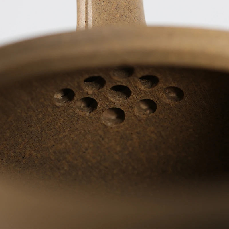 Guanfu Museum Segment Mud Gold Melon Pot Yixing Segment Mud Flower Ware Delicate Green Segment Mud Tieguanyin High Mountain Tea