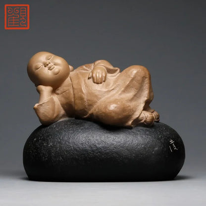 Guanfu Museum: Taiwan Ironstone Stone Plastic Taiwan Original Single Lin Zhaofa Production Creative Crafts Study Antique Shelf D