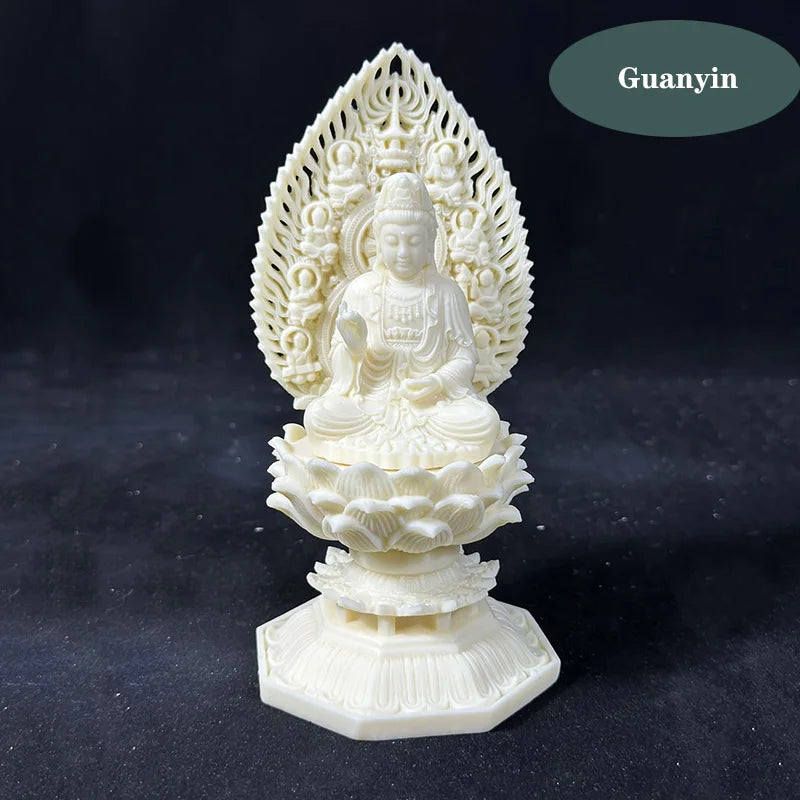 Guanyin,  Tathagata Figure Decoration Statue Resin sculpture Luxury Home Living Room Office Feng Shui Statue Free Delivery