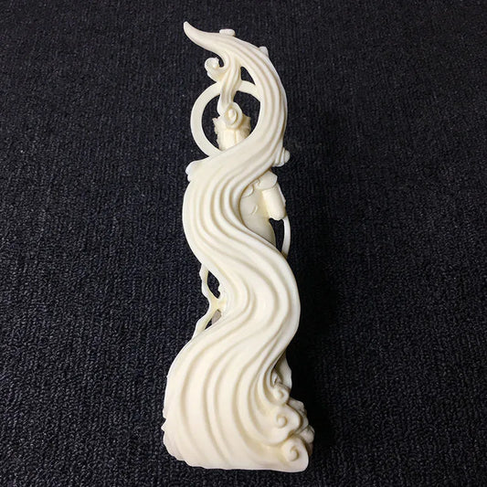 Guanyin sculpture statue white color carving Buddha statue home decoration accessories modern craft gift Buddha statue