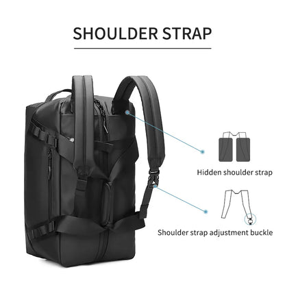 Gym Bag Black Handbag Crossbody Dry and Wet Separation Sport Waterproof Fitness Backpacks Travel Large Capacity Bags for Man New