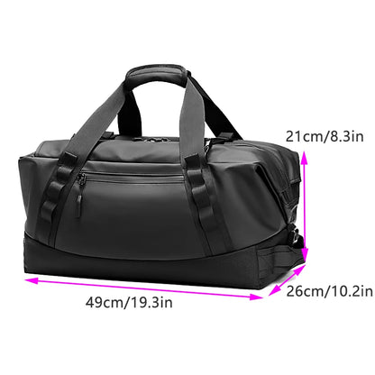 Gym Bag Black Handbag Crossbody Dry and Wet Separation Sport Waterproof Fitness Backpacks Travel Large Capacity Bags for Man New