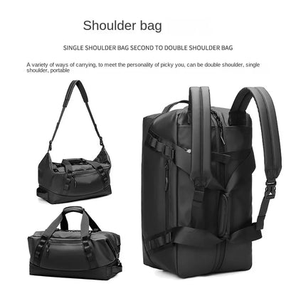 Gym Bag Black Handbag Crossbody Dry and Wet Separation Sport Waterproof Fitness Backpacks Travel Large Capacity Bags for Man New